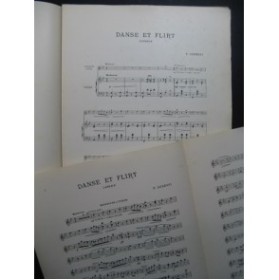SUDESSI P. Danse et Flirt Piano Violon ou Mandoline 1900