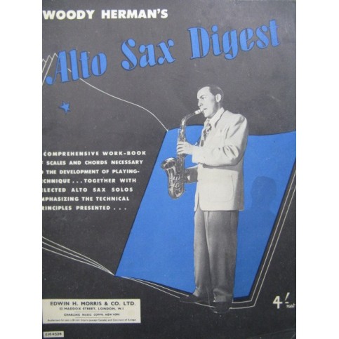HERMAN Woody Alto Sax Digest Saxophone 1946