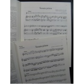CASTELLO Dario 2 Sonaten Flûte à bec ou Violon Basse continue