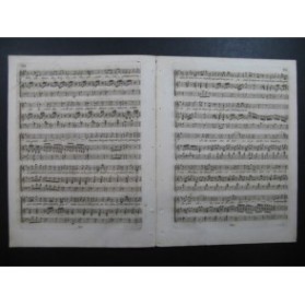MÉHUL Air du Vieux Foux Feuille du Terpsichore Chant Harpe 1792