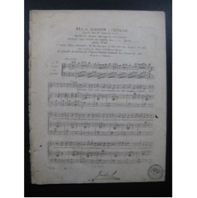 DALAYRAC Nicolas Maison à Vendre No 3 Chant Piano ou Harpe ca1800