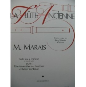 MARAIS Marin Suite en Si mineur Flûte Hautbois Basse continue