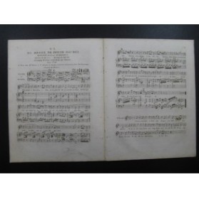 BRUNI Du Règne de douze heures Chant Harpe ou Piano ca1820