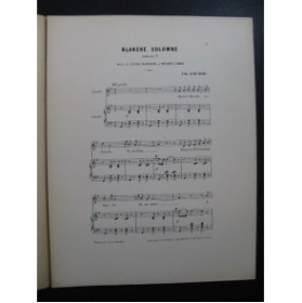 GOUNOD Charles Blanche Colombe Romance Chant Piano XIXe