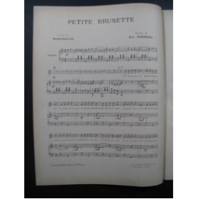 DOLOIRE Em. Petite Brunette Chant Piano