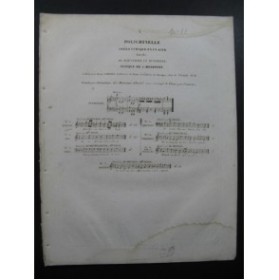 MONTFORT A. Polichinelle No 1 Chant Piano ca1840