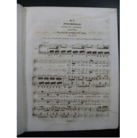 MONTFORT A. Polichinelle No 1 Chant Piano ca1840