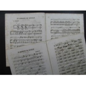 RÉMUSAT Jean Le Barbier de Séville Piano Flûte ca1864