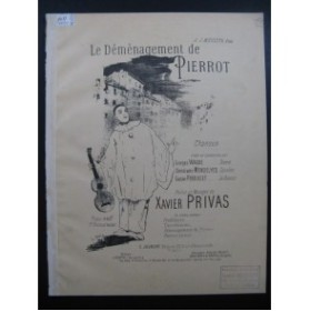 PRIVAS Xavier Le Déménagement de Pierrot Chant Piano