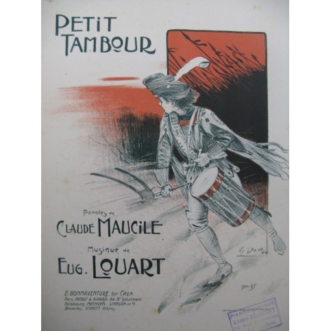 LOUART Eugène Petit Tambour Chant Piano