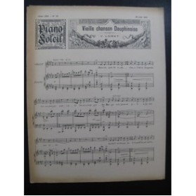 Piano Soleil No 26 Loret Sengel Duvernoy Piano Chant Piano 4 mains 1892