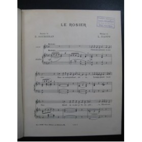 DANTY L. Le Rosier Chant Piano 1906