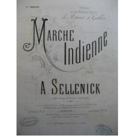 SELLENICK A. Marche Indienne Piano