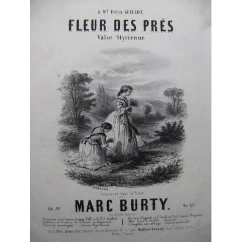 BURTY Marc Fleur des Prés Piano
