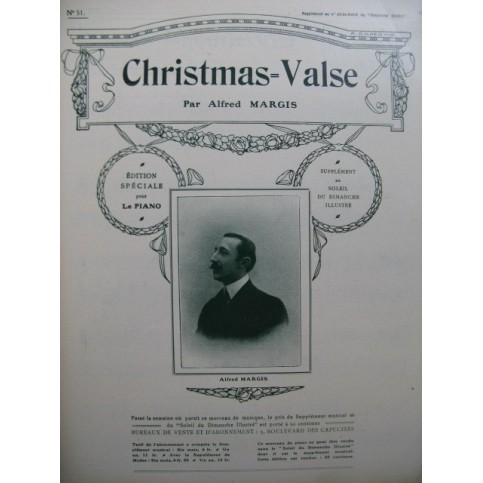 MARGIS Alfred Christmas Valse Piano