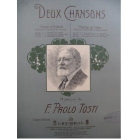 TOSTI F. Paolo Chanson de l'Adieu Chant Piano 1899