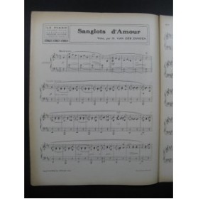 VAN DER ZANDEN H. Sanglots d'Amour Piano