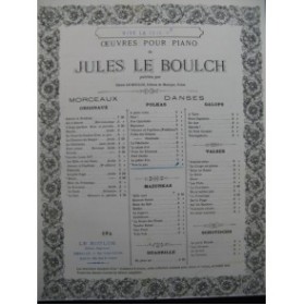LE BOULCH Jules Vive la Joie Piano