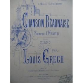 GRECH Louis Chanson Béarnaise Piano
