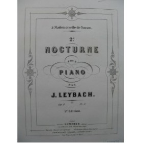 LEYBACH J. Nocturne No 2 Piano