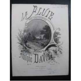 DAVID Adolphe La Pluie Piano