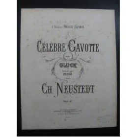 NEUSTEDT Ch. Célèbre Gavotte Piano