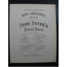 BEYER Ferdinand Don Giovanni Piano