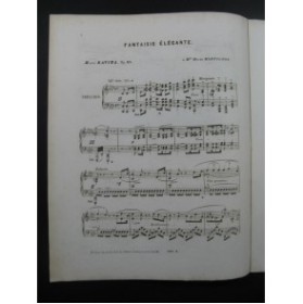 RAVINA Henri Fantaisie Élégante Piano
