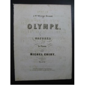 CHIRY Michel Olympe Piano