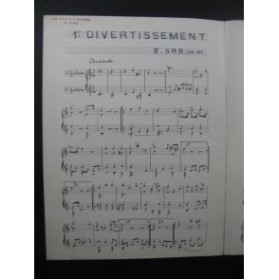 SOR Ferdinand 1er Divertissement 2 Guitares Manuscrit