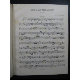 FOCHEUX Julien Dormez Mignonne Berceuse Piano Violon ca1890
