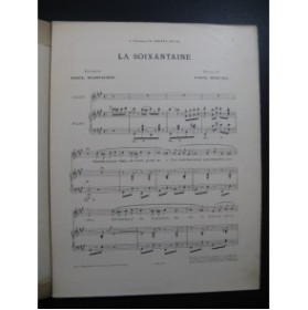 WACHS Paul La Soixantaine Chant Piano