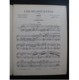 MASSENET Jules Manon Fantaisie Piano 4 mains ca1892