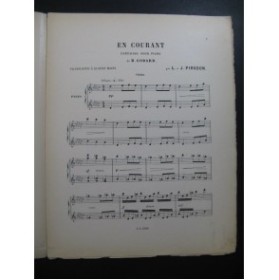 GODARD Benjamin En Courant Piano 4 mains ca1884