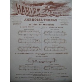 THOMAS Ambroise Hamlet Pantomime Piano 4 mains XIXe