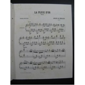 LE BOULCH Jules La Pluie d'Or Piano