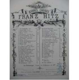 HITZ Franz Regrets Piano