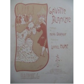HUME Lionel Gavotte Blanche Piano