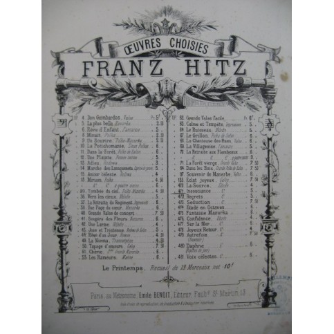 HITZ Franz Insouciance Piano