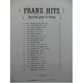 HITZ Franz Le Pastoureau Piano