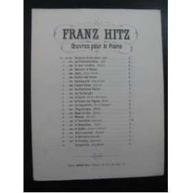 HITZ Franz Le Pastoureau Piano