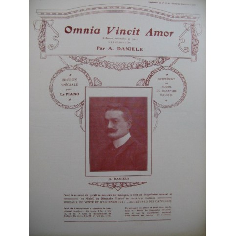 DANIELLE A. Omnia Vincit Amor Piano