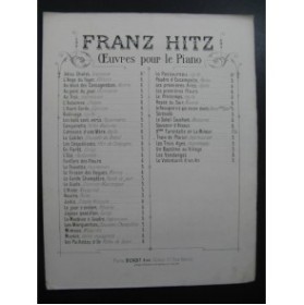 HITZ Franz L'Automne Piano