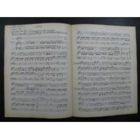 ISOUARD Nicolo Les Compagnons du Voyage Manuscrit Chant Piano 1917