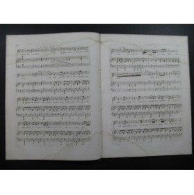 AUBER D. F. E. La Neige ou Le Nouvel Eginard No 3 Chant Piano ou Harpe ca1825