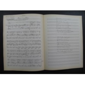 ROMAGNESI Antoine Faut l'oublier Manuscrit Chant Piano 1917