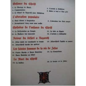 Episodes de la Vie de Jesus Yvette Guilbert Chant Piano 1914