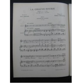 STRAUSS Johann La Chauve Souris No 8 bis Chant Piano 1905