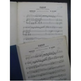 ALARD Delphin Fantaisie Faust Gounod Violon Piano ca1880