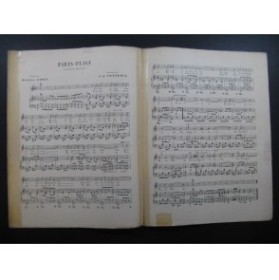 COTTEAUX F. J. Paris Plage Touquet Chant Piano